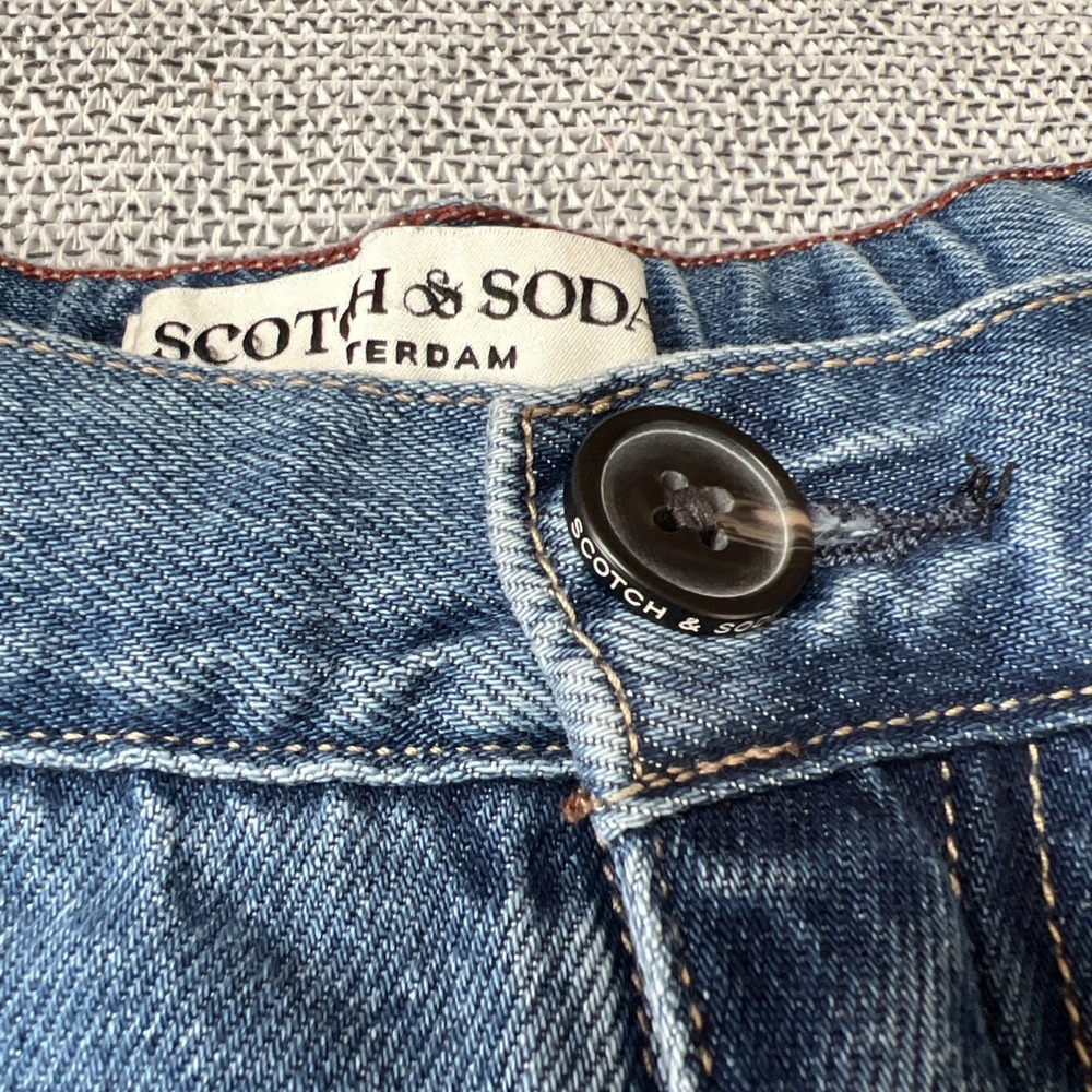 Scotch & Soda Lyocell Cotton Blue Jeans Women Wide Leg High Rise Sz 10 / 30 - Picture 4 of 12